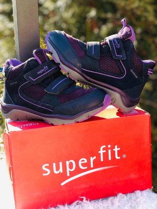 Ghete fata  SUPERFIT-marinea 29,inter19cm,piele,Goretex,impermeab,GEOX