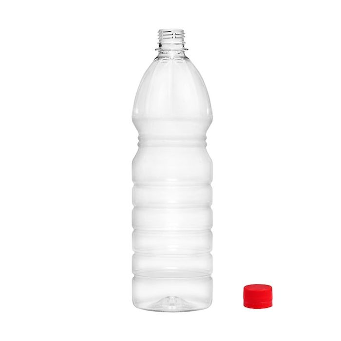 Sticla plastic 1 litru cu capac. 12 buc= 28 lei, 150 buc=180 lei