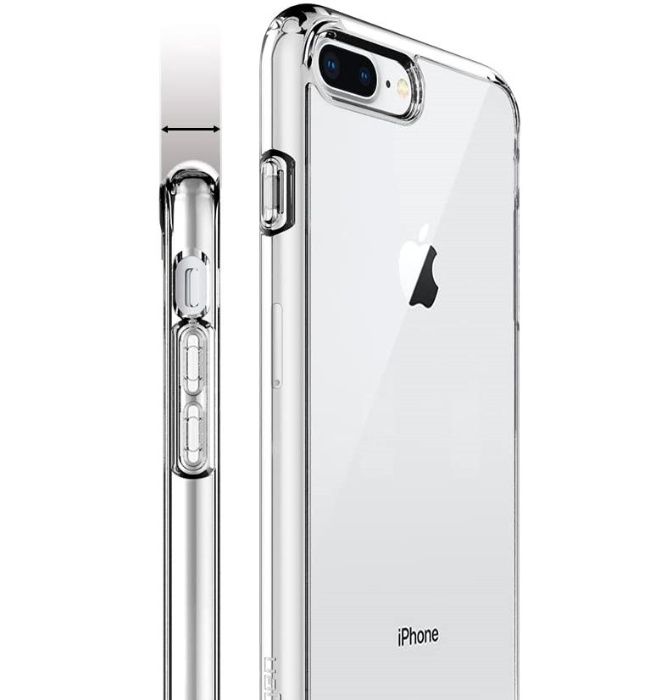 Husa Apple iPhone 8 Plus, Silicon TPU 2.0mm slim Transparenta