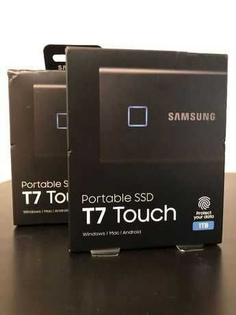 SSD Extern Samsung Portable SSD T7 Touch 1TB amprenta nou SIGILAT