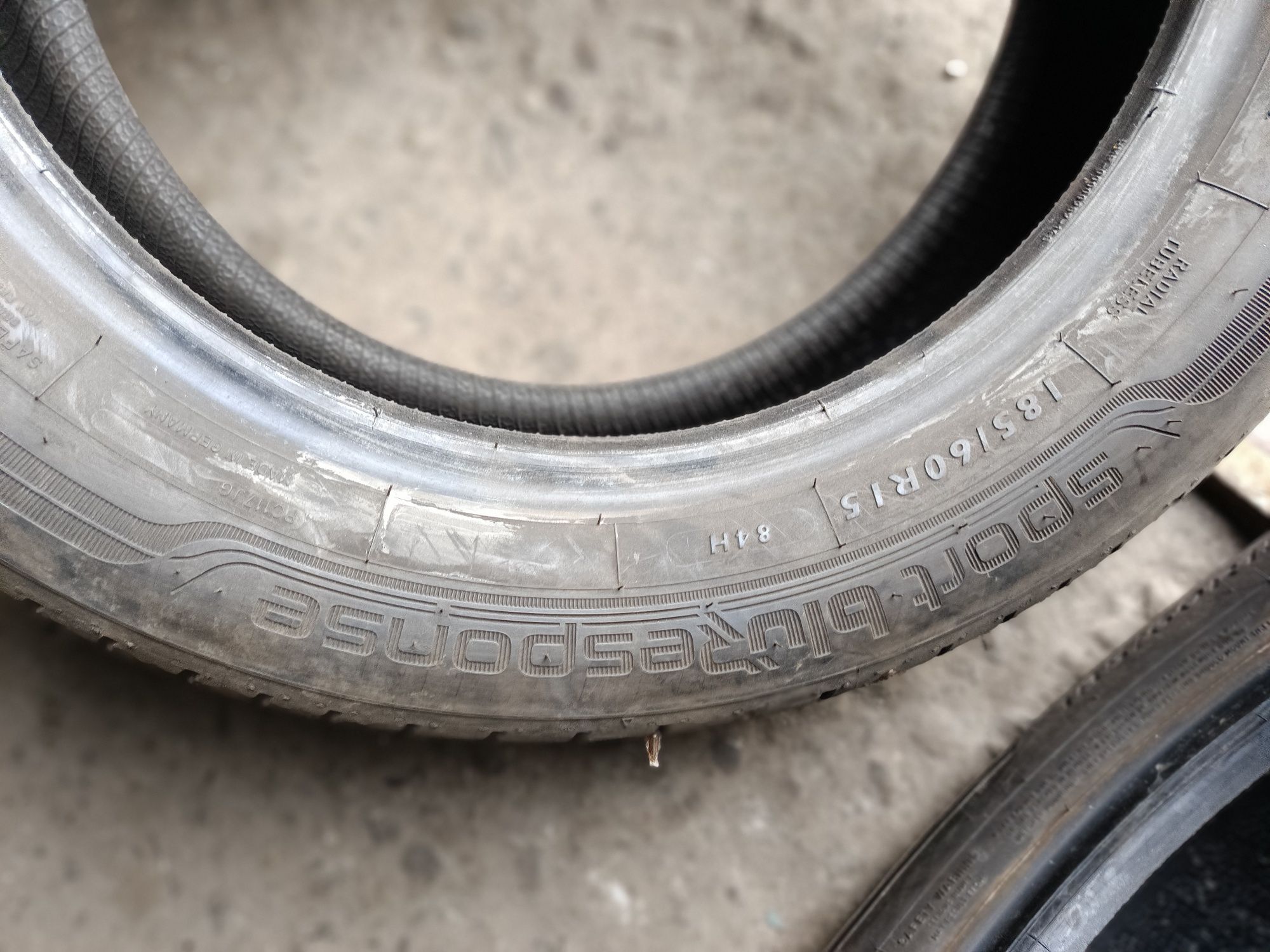 Летни гуми -2021г./51с.-15цола-185/60-1бр.-70лв."DUNLOP"-като нови