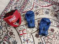 Продам боксёрский шлем и перчатки
