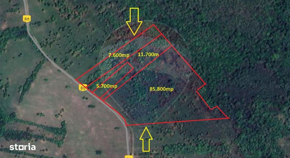 Teren extravilan situat in sat Spata(com. Bara) / Soseaua Principala