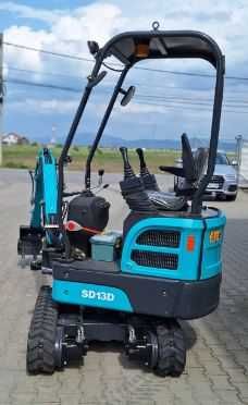 Miniexcavator nou KAMEX SD13D, motor KUBOTA, CE