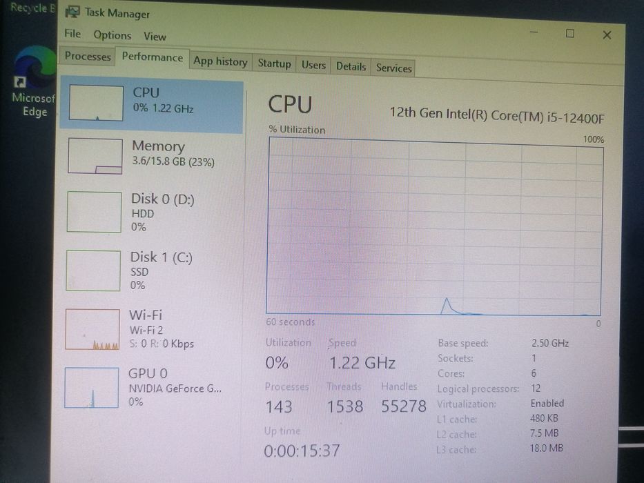 Unități pc x3  Intel i5 12400f, 16GB 4gb video gaming