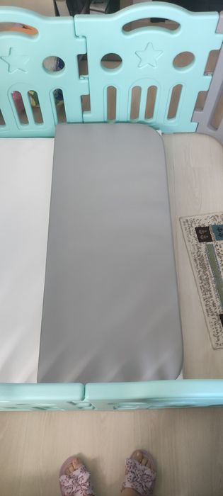 Vand Gardulet loc de joaca cu salteluta inclusa Playgorund Grey/Blue