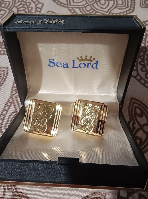 Позлатени копчета за риза ръкавели ботунели gold plated