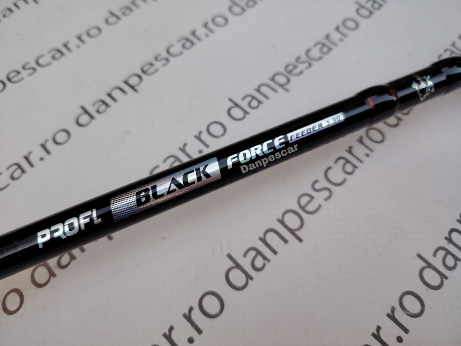 Lanseta PRO FL Black FORCE FEEDER 3,90m 150 grane 3 varfuri