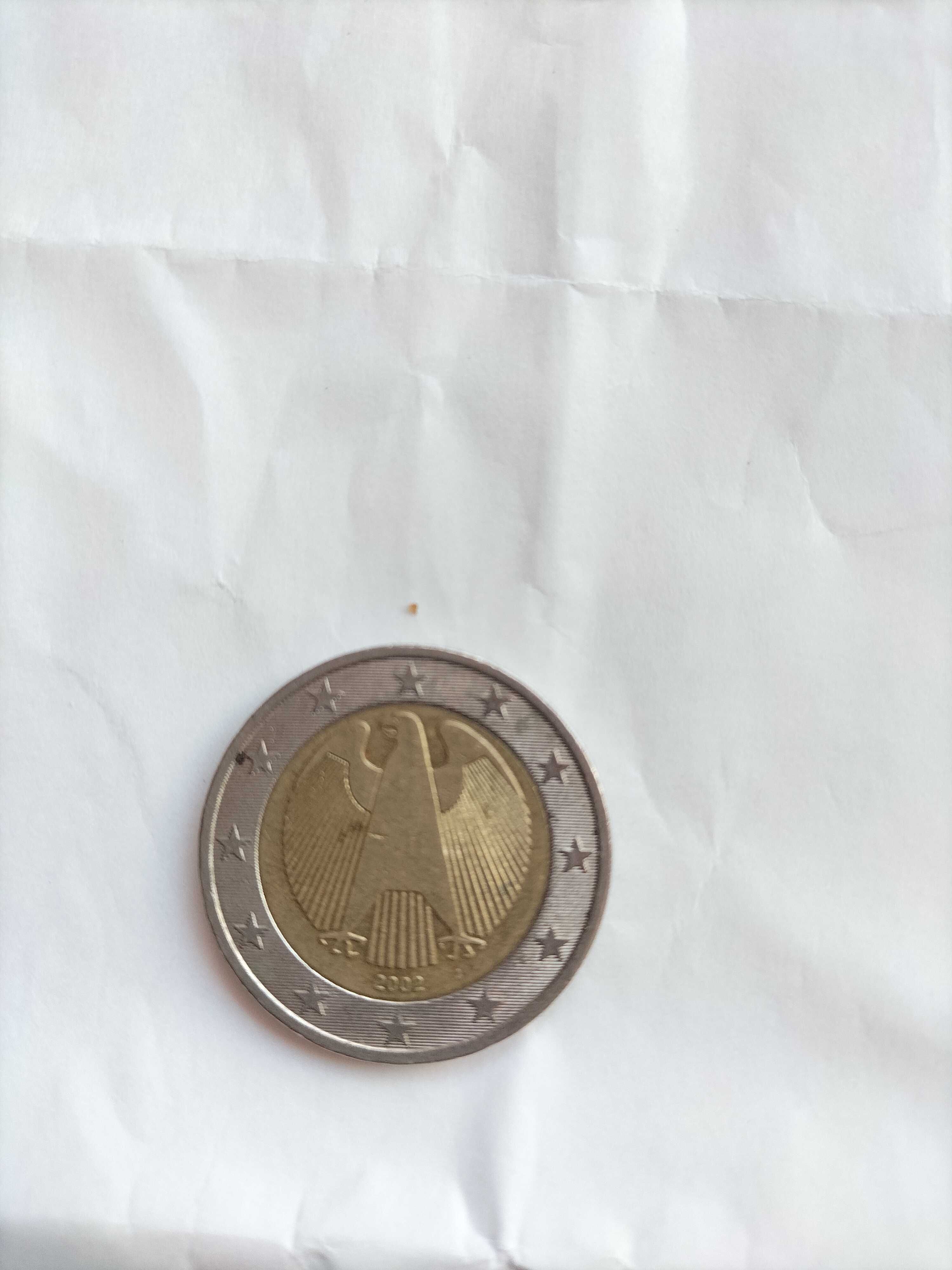 Monedă 2 euro an 2002