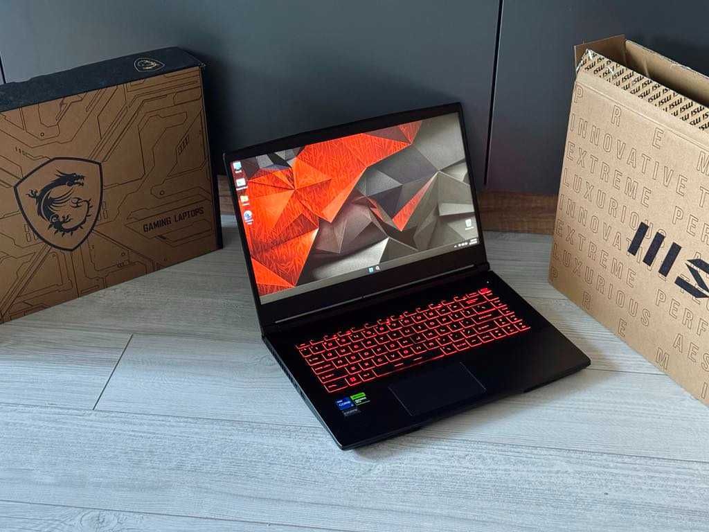 ГАРАНЦИЯ i7-11800H|GTX1650|512GB|IPS 144Hz|16RAM лаптоп msi laptop