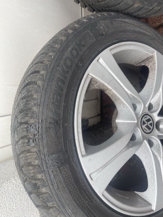Jante + cauciucuri iarna Hankook folosite un sezon
