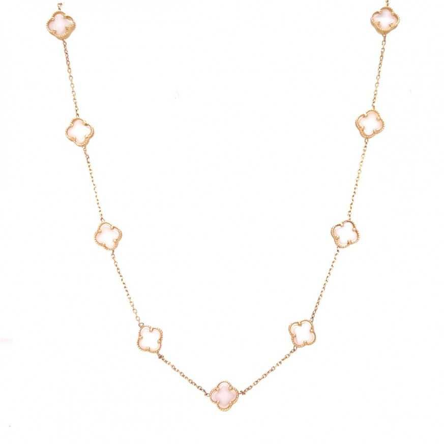Златно колие Van Cleef/ Златен пръстен Van Cleef/ Златна гривна