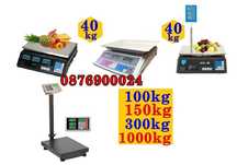 ПРОМО! До 40 100кг 150к 300 1000 кг Електронен кантар електронна везна