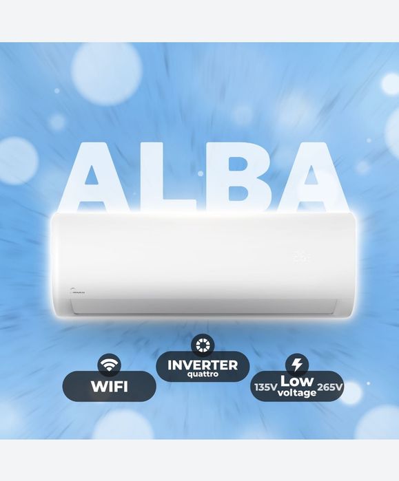 Кондиционер Midea Alba 9/12/18/24  DC  Inverter /Low Voltage .