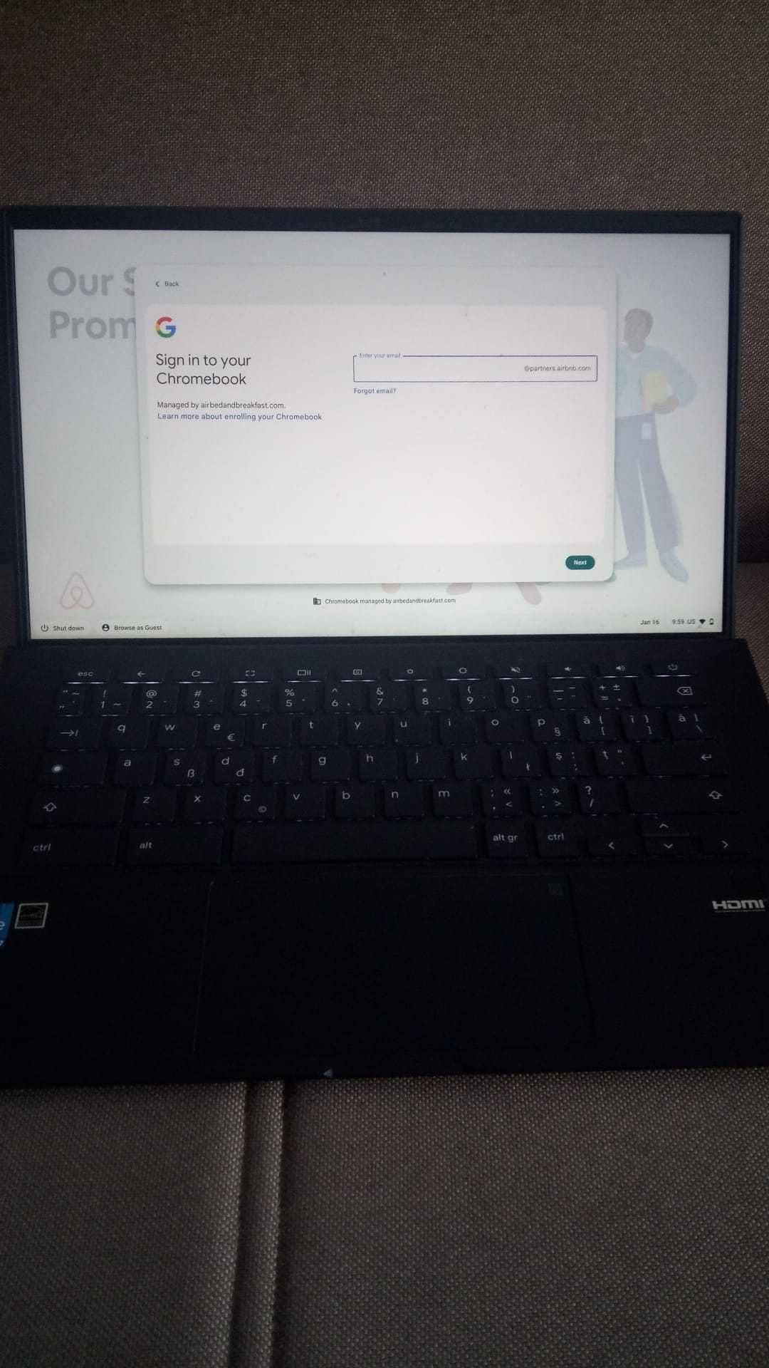 ASUS Chromebook CX9 ( CB9400, 11th Gen Intel i7 )