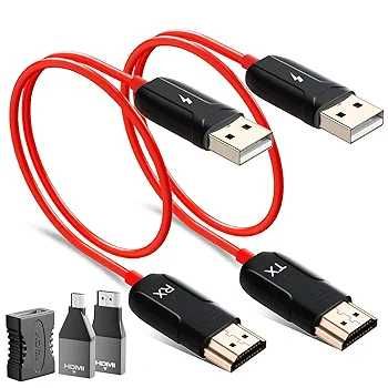 Безжичен HDMI предавател и приемник, удължител, обхват 54 метра ...