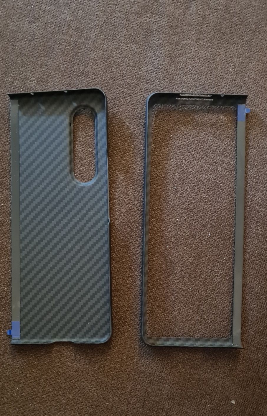 Husa din Kevlar, carbon ultra slim, Samsung Z flip 5, Z flip 3, Z fold