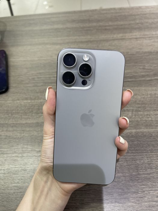 Iphone 15 pro max, natural titanium, 256 gb