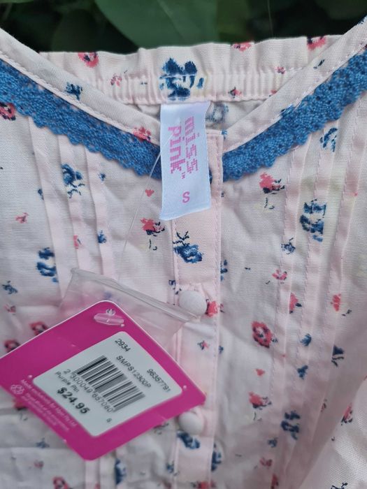 Bluza de dama cu bretele cu imprimeu floral, marimea S, bumbac