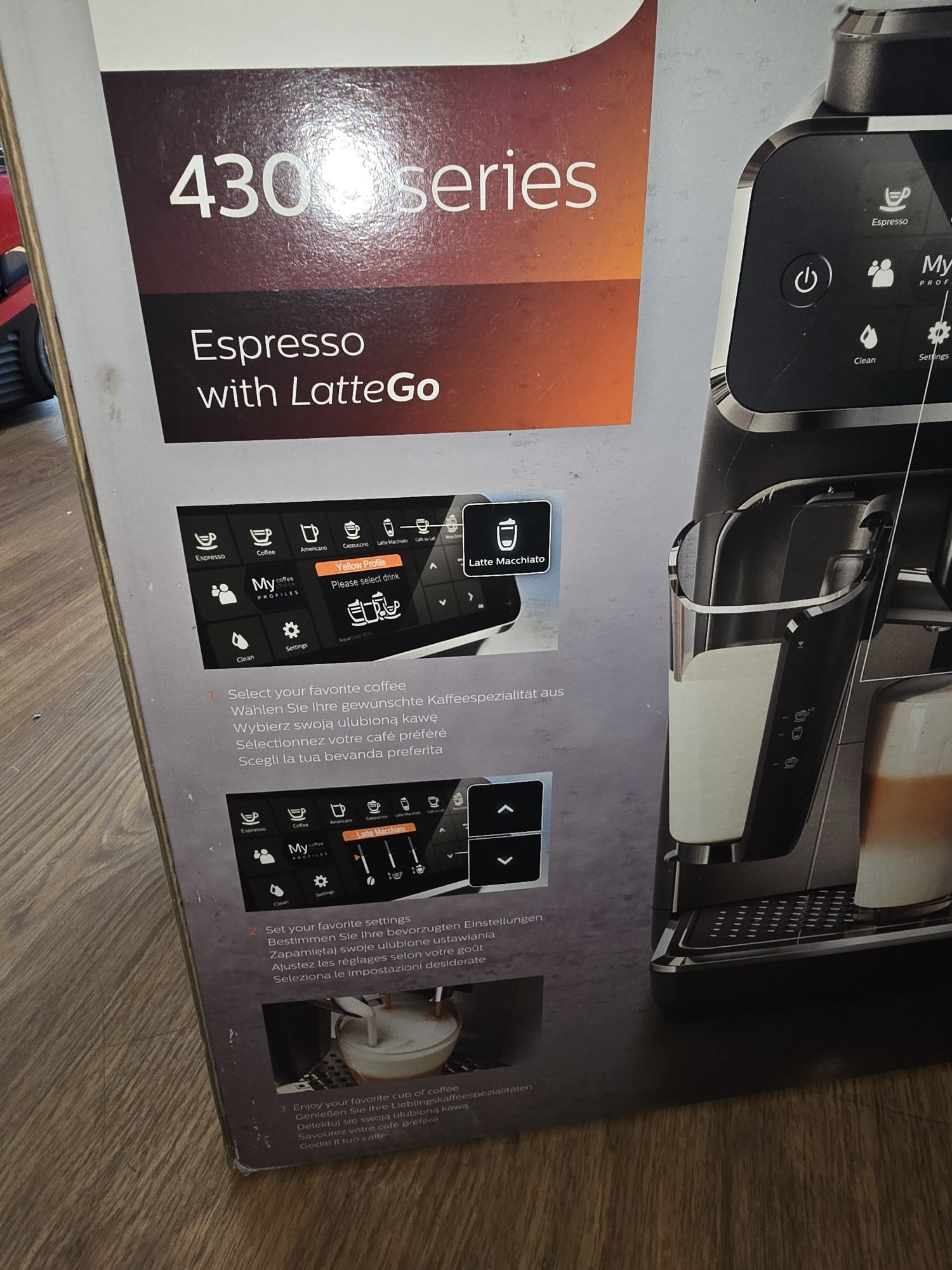 Кафеавтомат Philips Espresso with LatteGo Series 4300