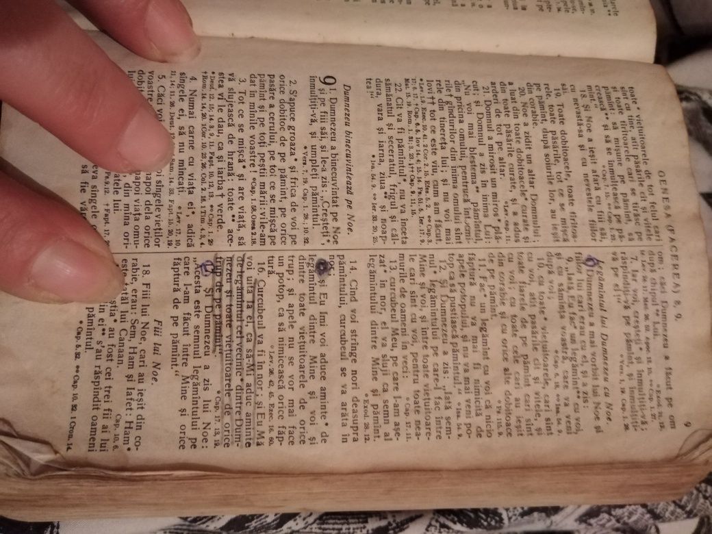 Biblia veche rog seriozitate sunați la  numărul de telefon