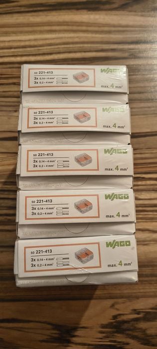 500 buc x Cleme Wago 221-413