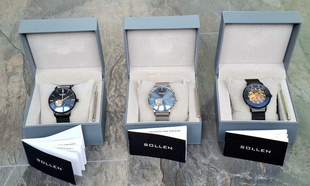 Оригинален Луксозен мъжки часовник SOLLEN