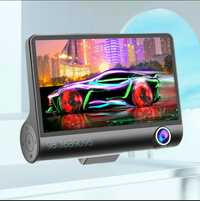 Автомобильный видеорегистратор с 3 объективами videoregistrator