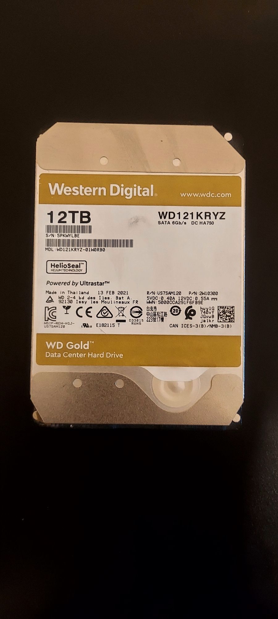 Жесткий диск 10TB 12TB 14 16 18TB
