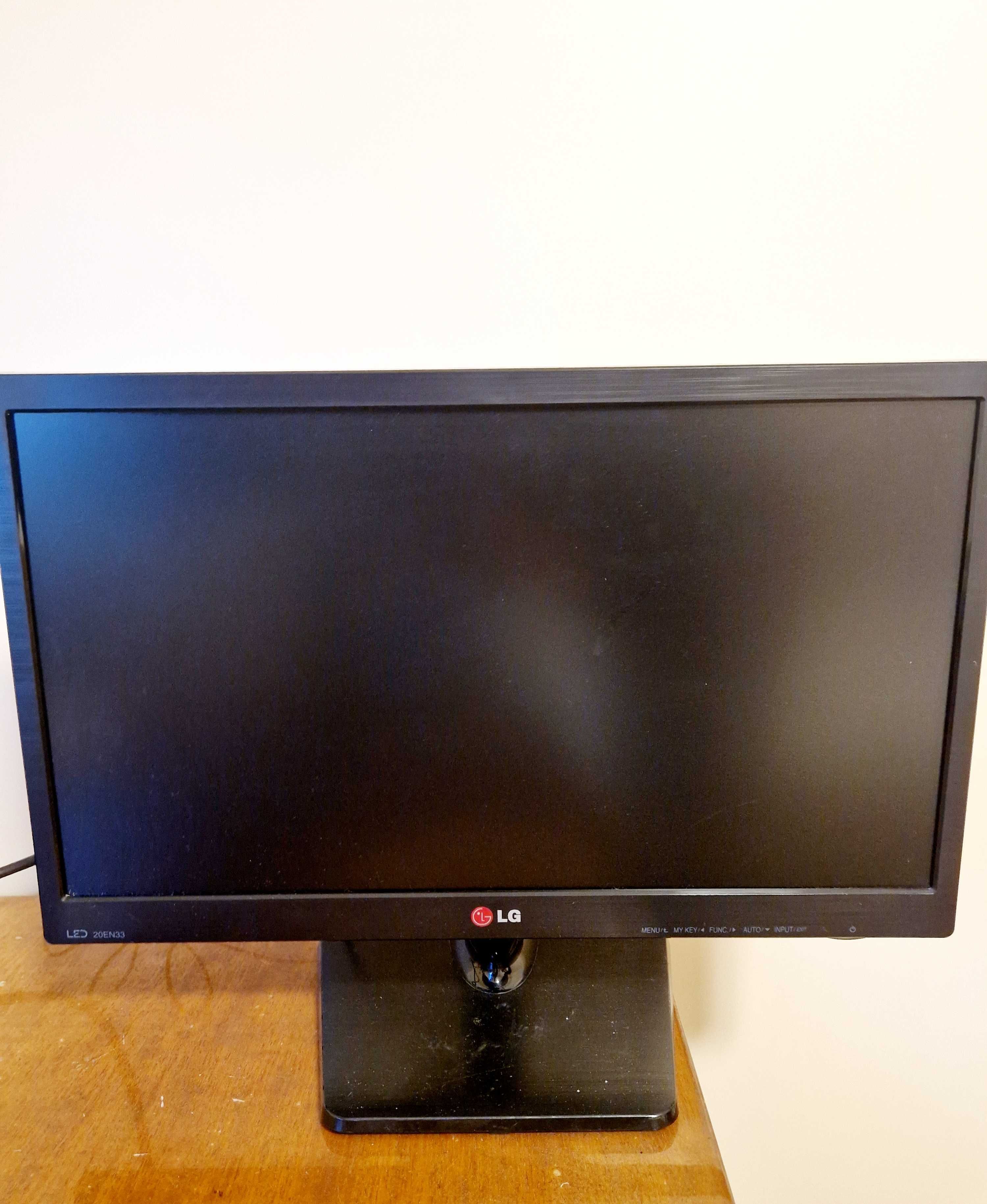 Монитор LG LED 19.5", Работещ без забележки
