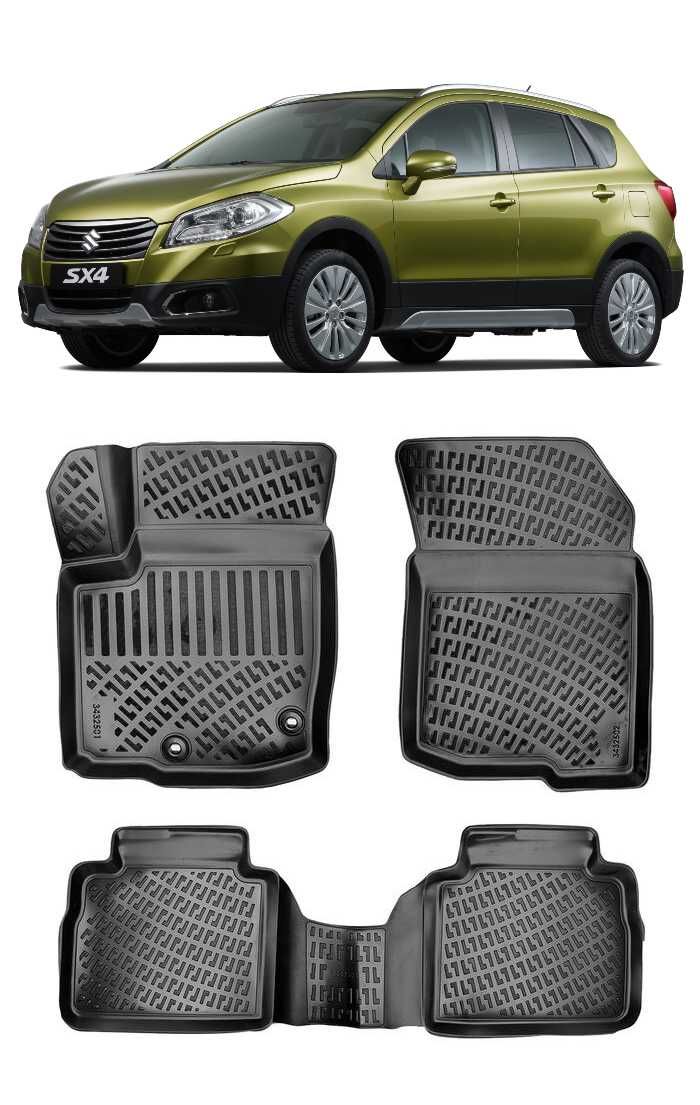 Гумени стелки RizLine съвместими с Suzuki SX4 S-Cross 2013+