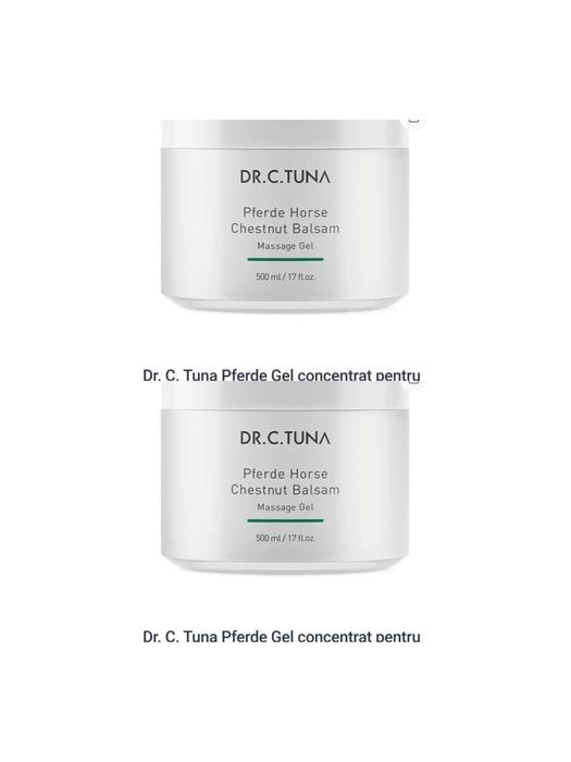 Set de 2 bucati de Gel concentrat de masaj cu castane