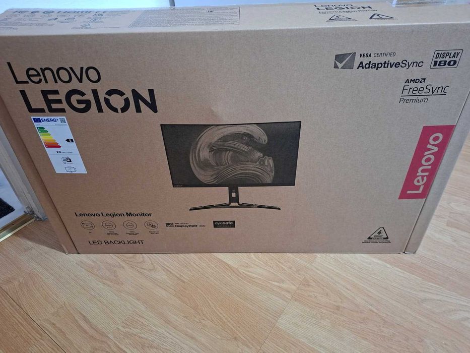 monitor lenovo legion 27 inchi ecran ips 180hz nou nefolosit