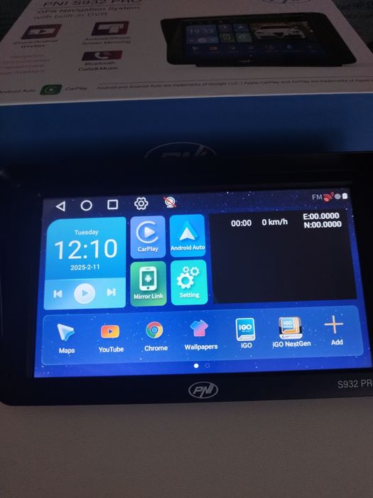 Sistem navigatie GPS cu DVR-PNI S932 PRO ecran 7 inch+camera marsarier
