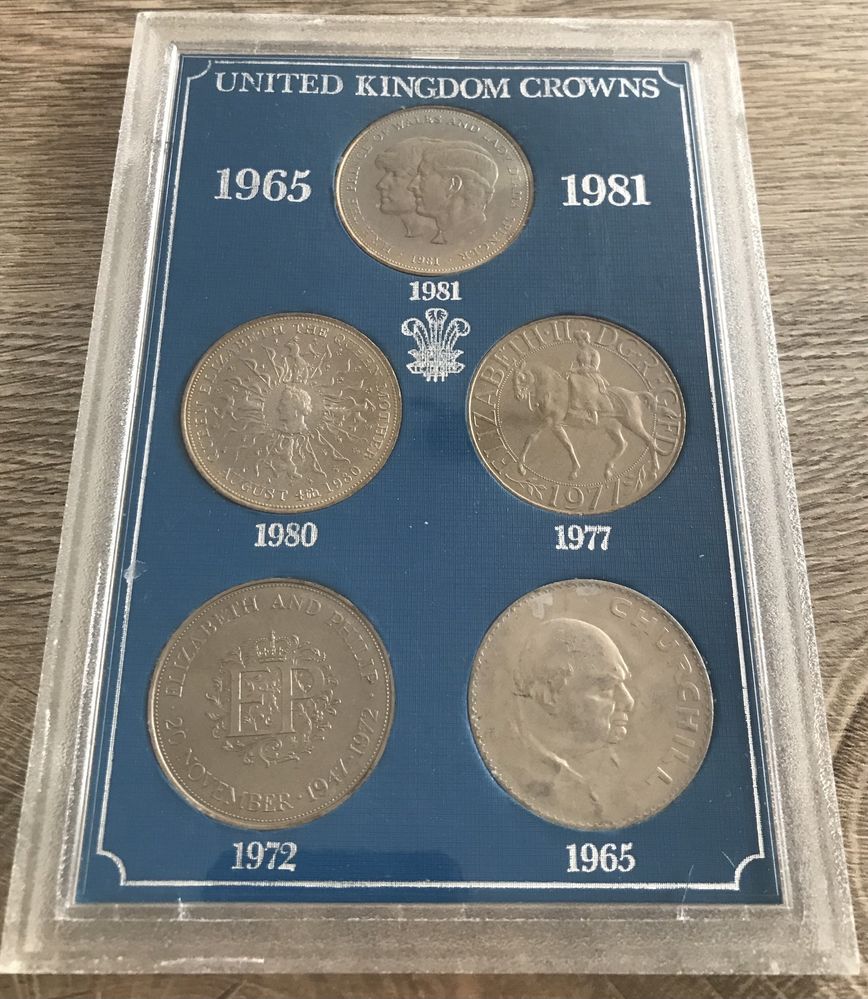 Сет от монети Великобритания 1965-1981. Колекционен комплект.