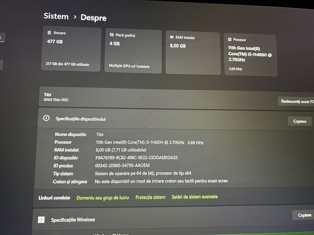 Laptop gaming msi