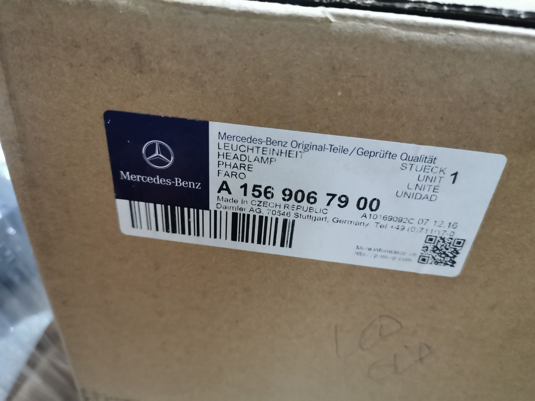 Vand far nou original Mercedes GLA cod A1569067900