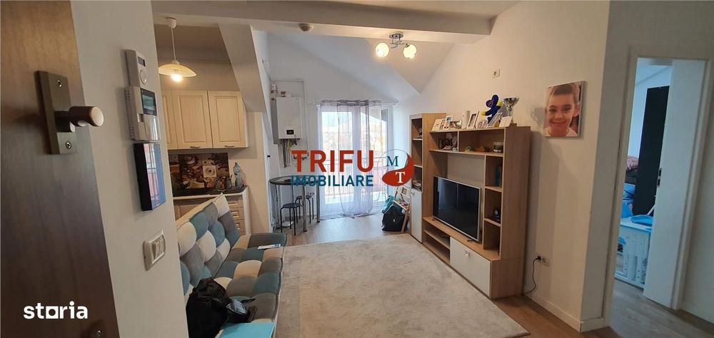 Apartament 2 camere in bloc nou la mansarda