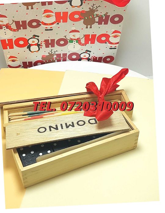 Pachet Cadou  Joc Marocoo mikadoSi Domino  Transport Gratuit