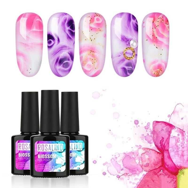 ROSALIND 10ml Uv & Led гел blossom / преливащ ефект