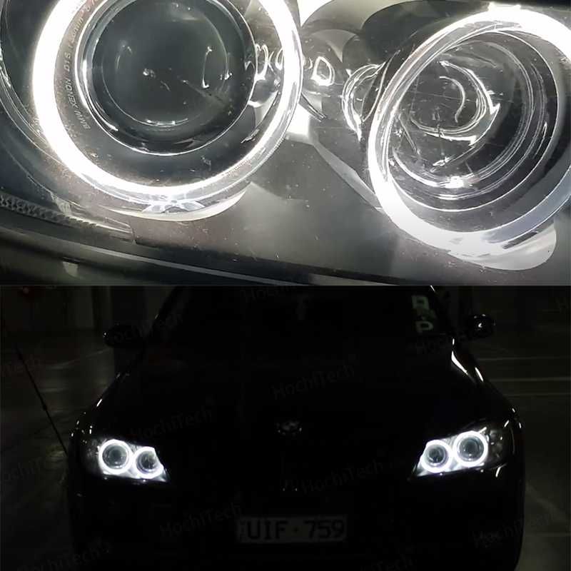 2бр. ярки бели LED крушки за ангелски очи на BMW E90, Е91 пре фейслифт