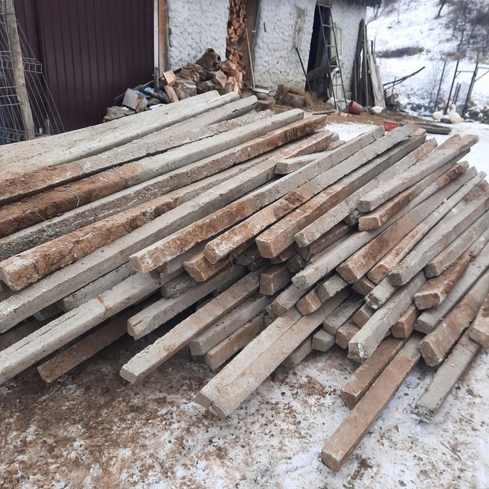 Spalieri din beton recuperați din defisari