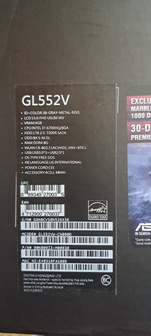 Laptop Asus Gaming