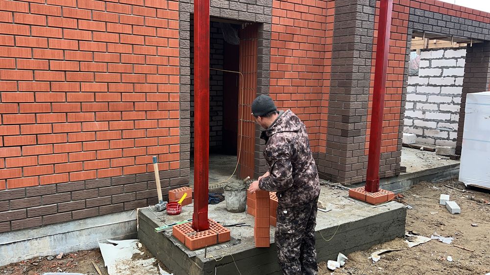 Gazablok terish xizmati, sifatli Кладка газаблока качественно!, стяжка