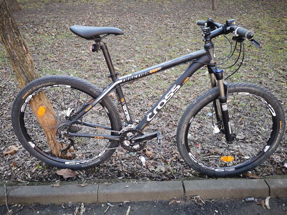 bicicleta adulti copii cross btwin shimano rock shox