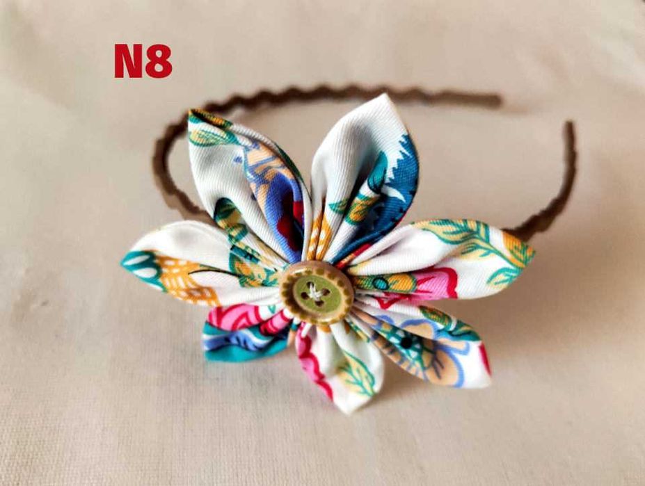 Диадема с цвете, ръчна изработка