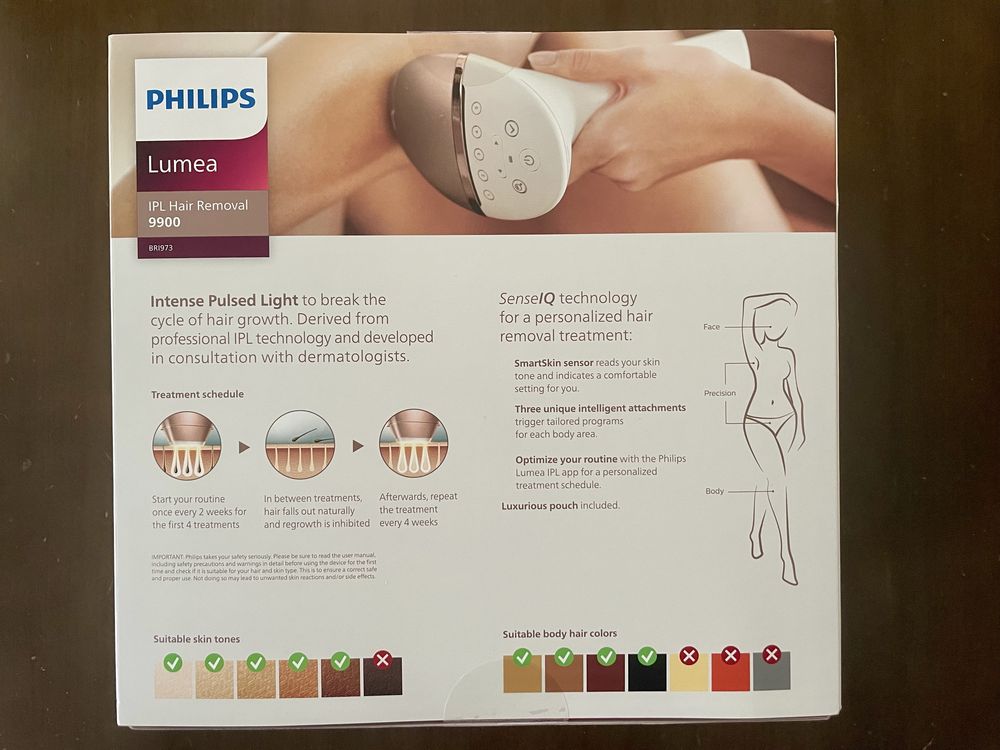 Philips Lumea IPL 9900 – фотоепилатор (чисто нов)