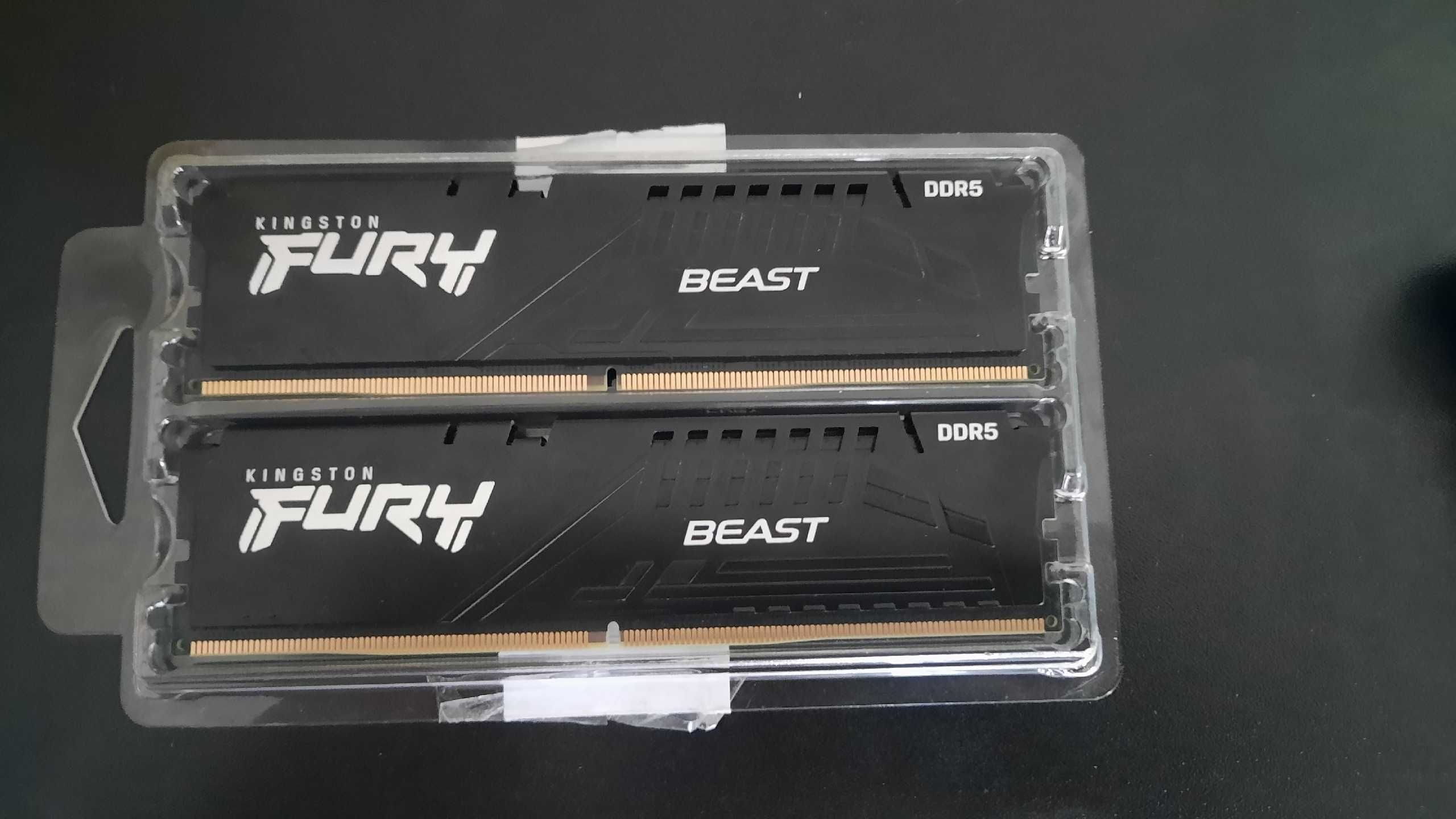 Оперативная память DDR-5 DIMM 32 GB 6000 MHz Kingston Fury Beast