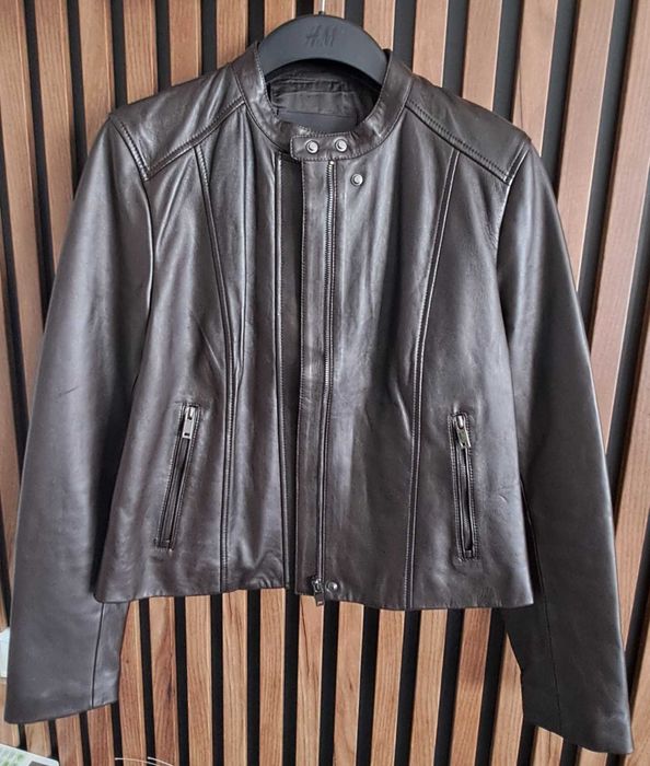 Massimo Dutti 
nappa leather jacket. Geada dama piele M