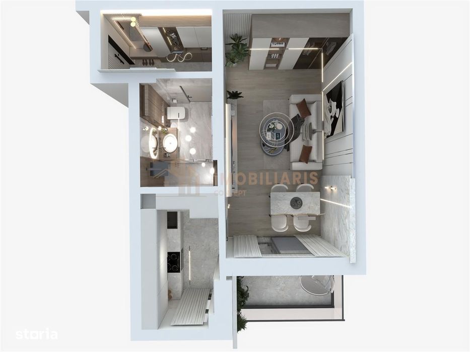 COMISION ZERO-Apartament 1 camera , imobil nou zona Constantin Brancov